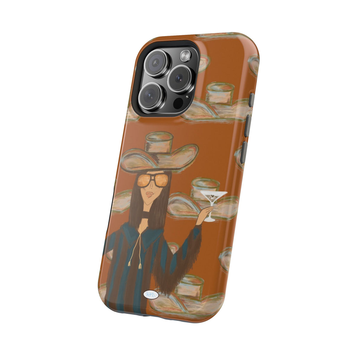 Cocktail Cowgirl Mag Safe Case for iPhone