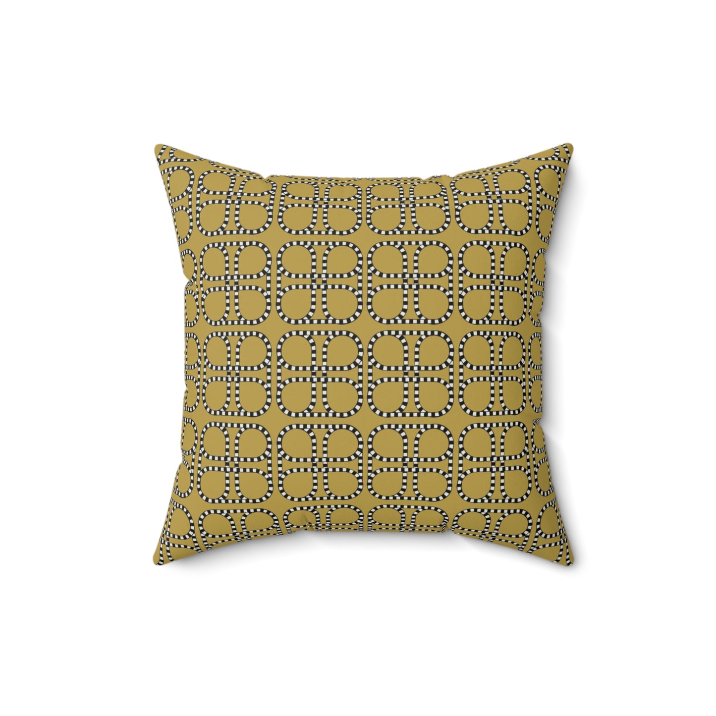 Looped Link Throw Pillow