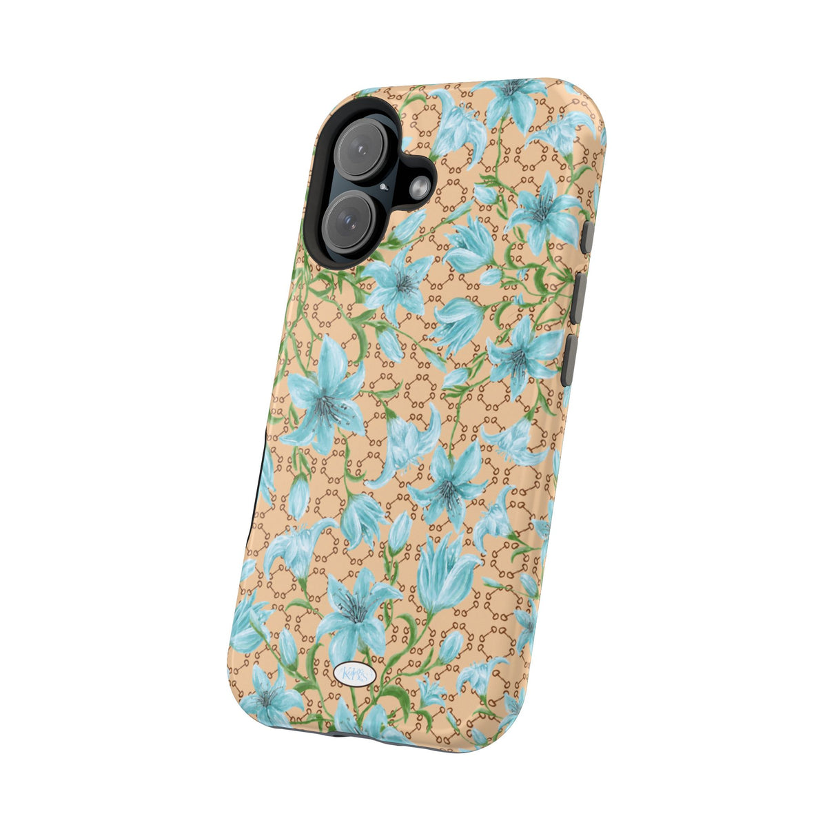 Horsebit Fleur Mag Safe Case for iPhone