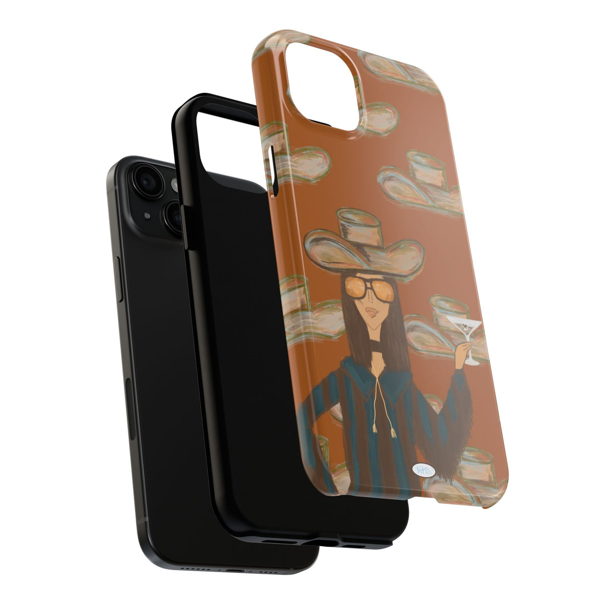 Cocktail Cowgirl Tough Case for iPhone