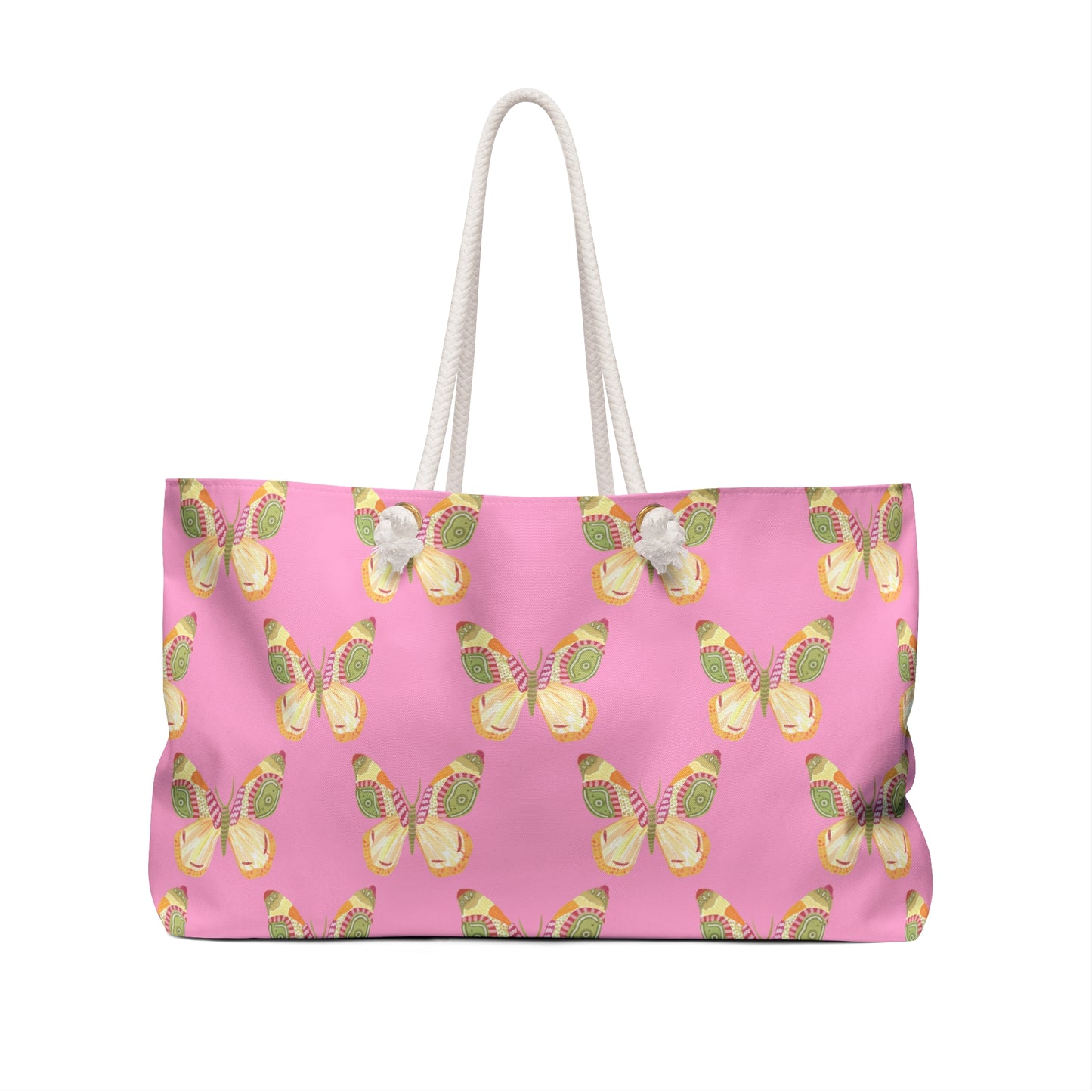 Flutter Pattern Weekender Bag - Pink