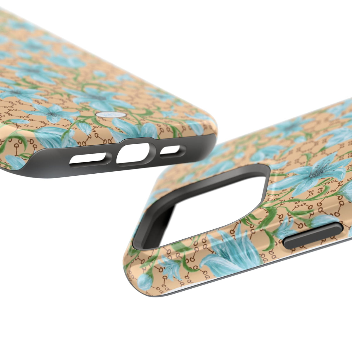 Horsebit Fleur Mag Safe Case for iPhone