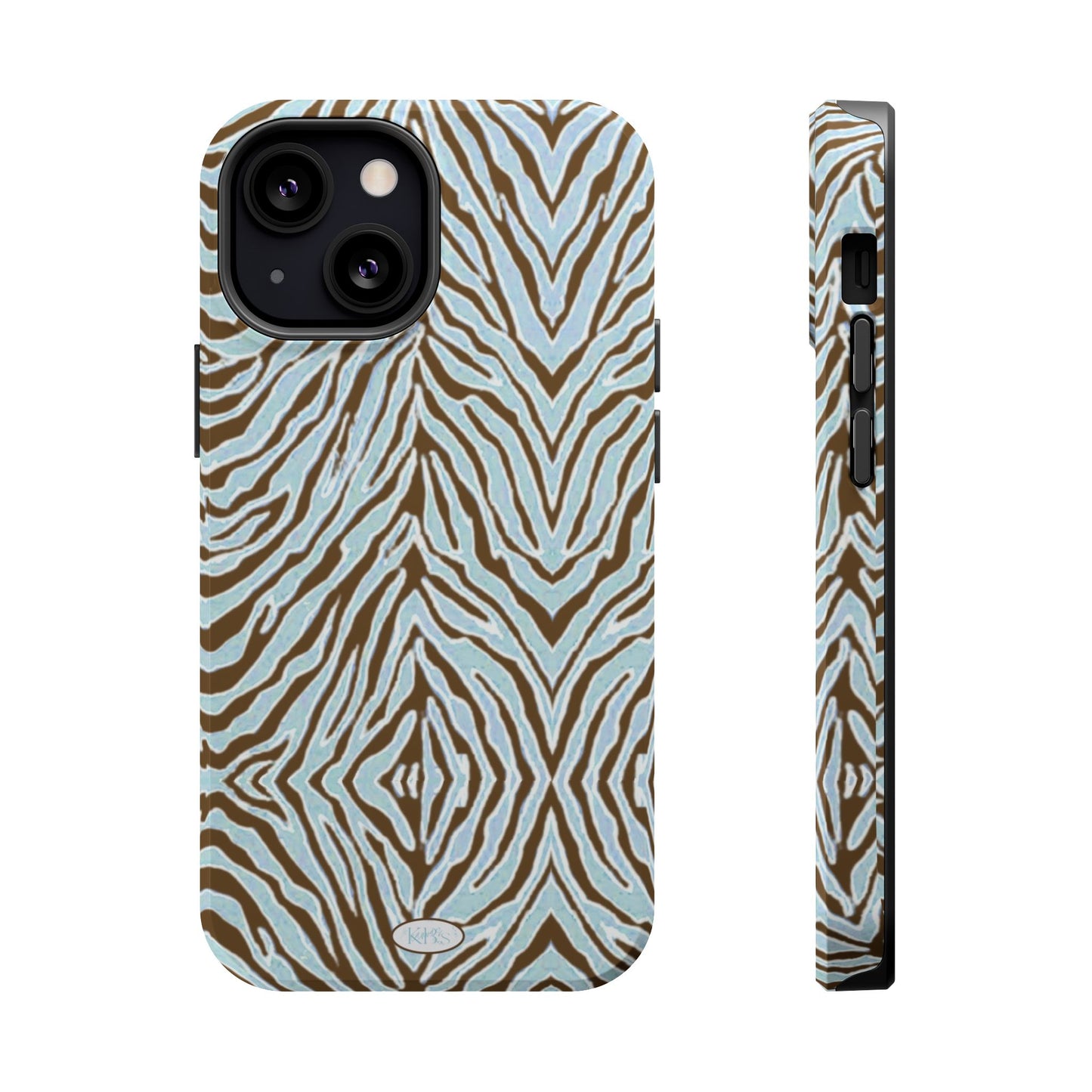 Zebra Bleu Mag Safe Case for iPhone
