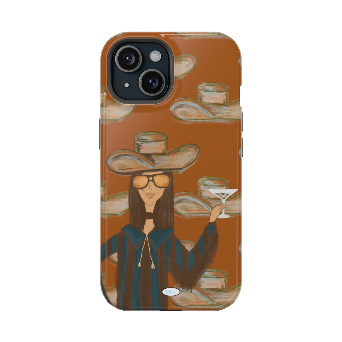 Cocktail Cowgirl Mag Safe Case for iPhone