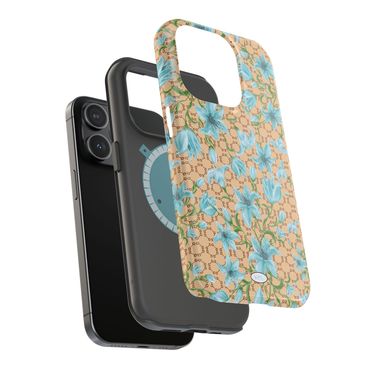 Horsebit Fleur Mag Safe Case for iPhone