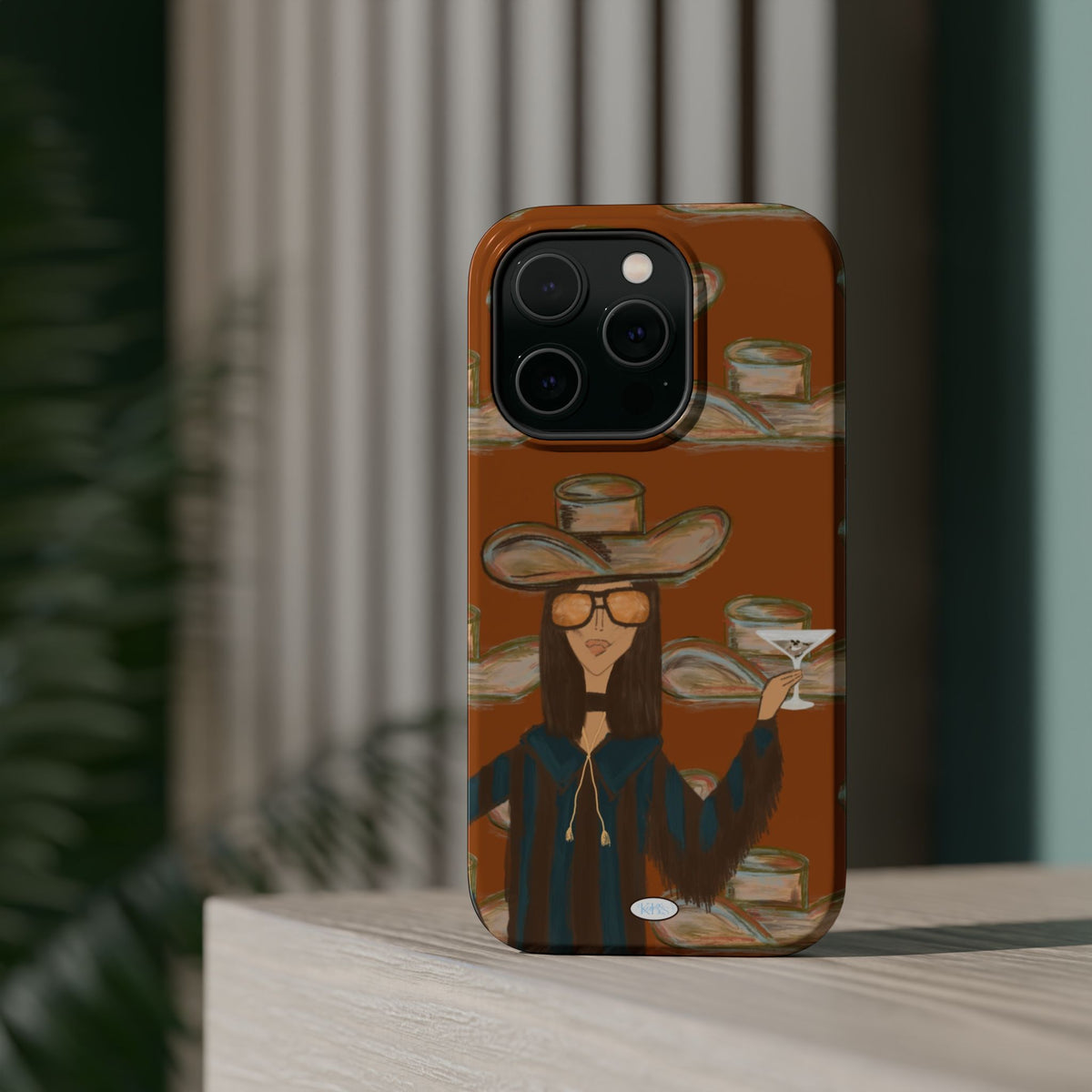 Cocktail Cowgirl Mag Safe Case for iPhone