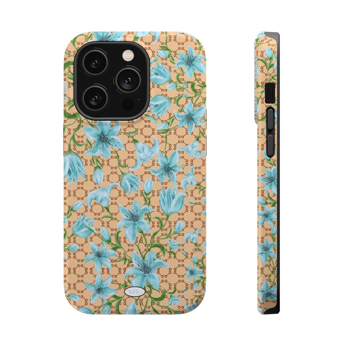 Horsebit Fleur Mag Safe Case for iPhone