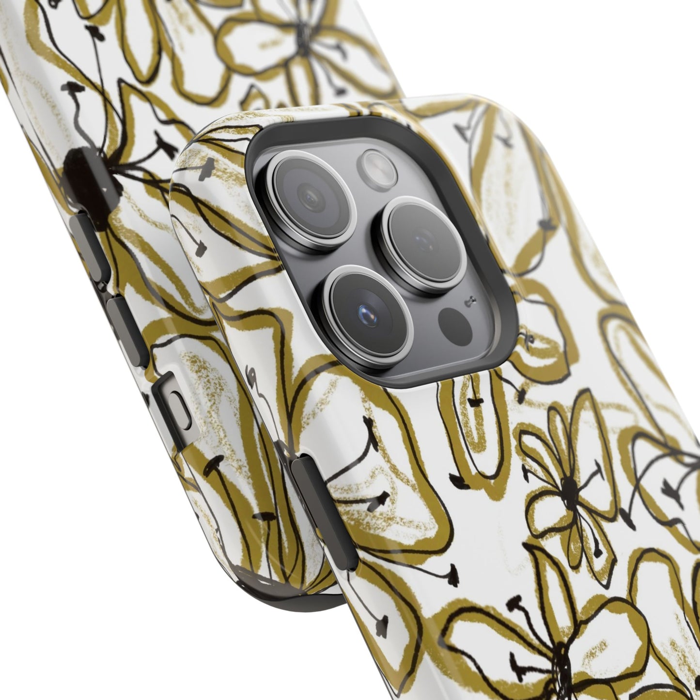 Floral Sketch Mag Safe Case for iPhone