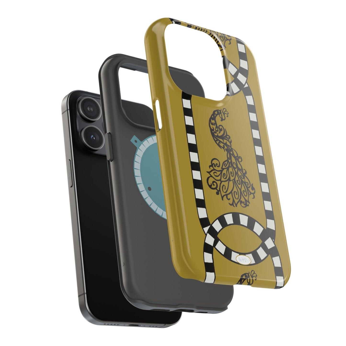 Feathered Stripe Mag Safe Case for iPhone