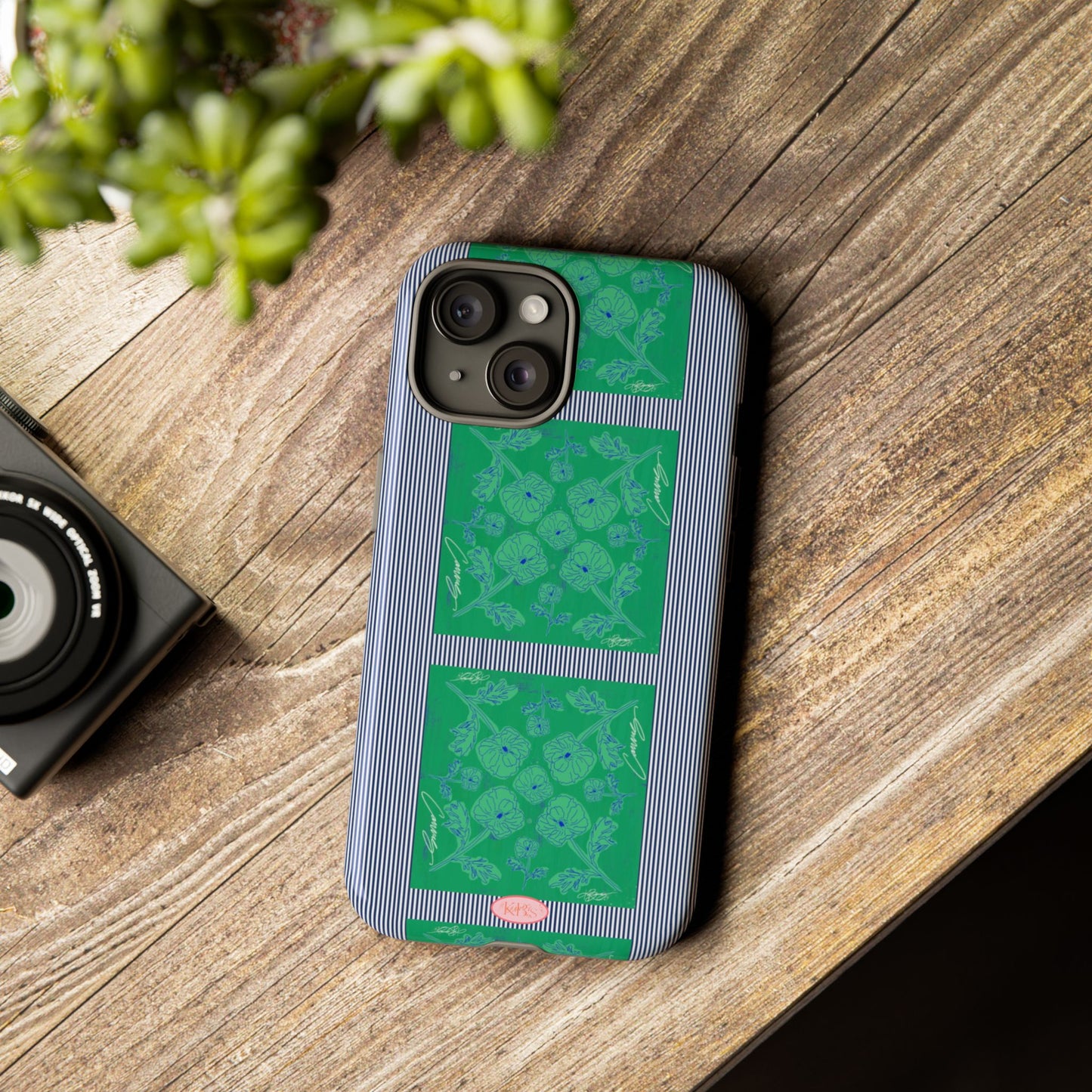 Flora Bloom Scarf Tough Case for iPhone