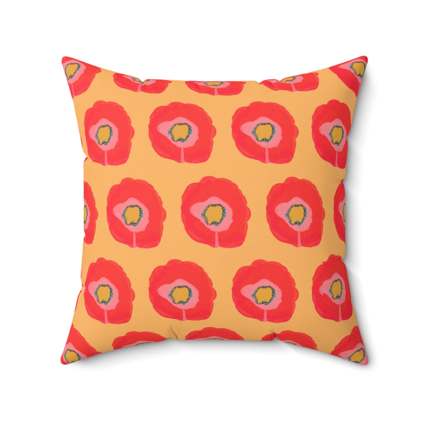 Poppy Fleur Throw Pillow