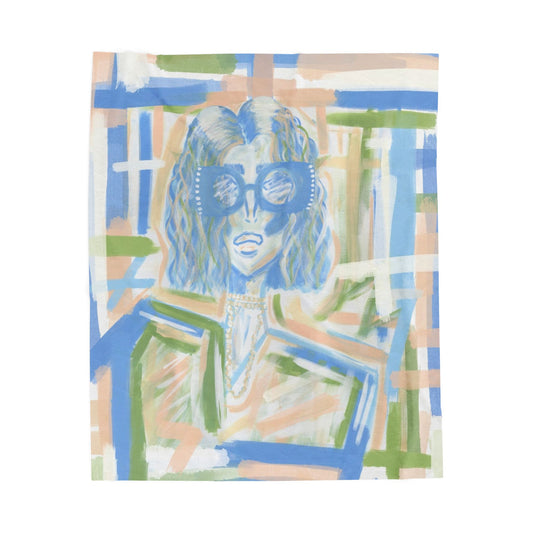 Colette James Velveteen Blanket