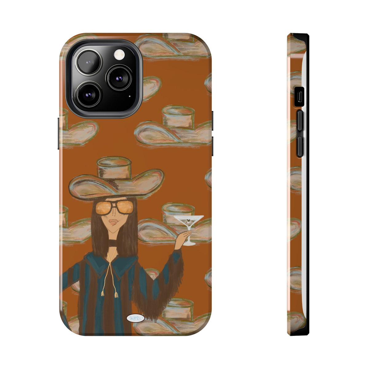 Cocktail Cowgirl Tough Case for iPhone