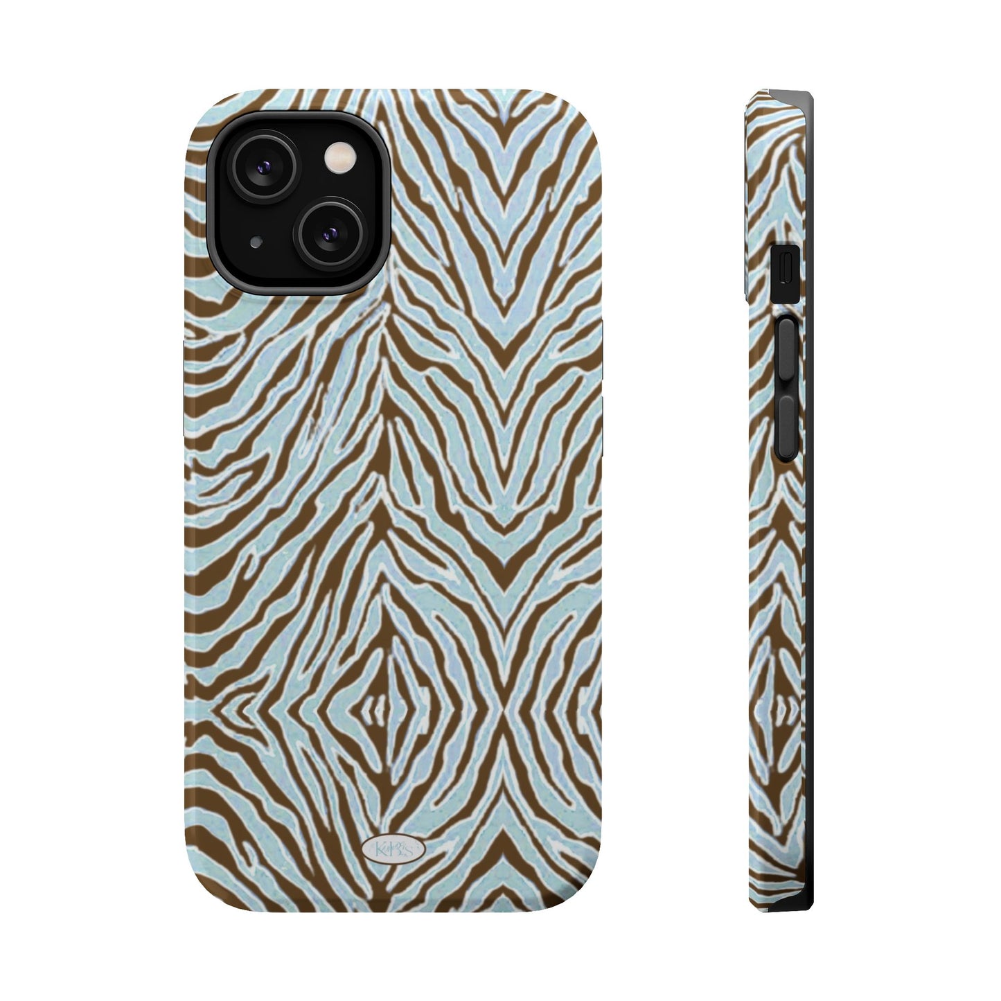 Zebra Bleu Mag Safe Case for iPhone