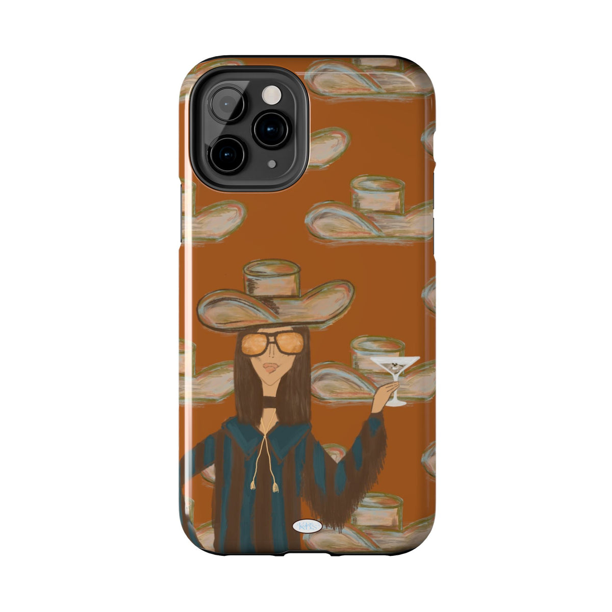 Cocktail Cowgirl Tough Case for iPhone