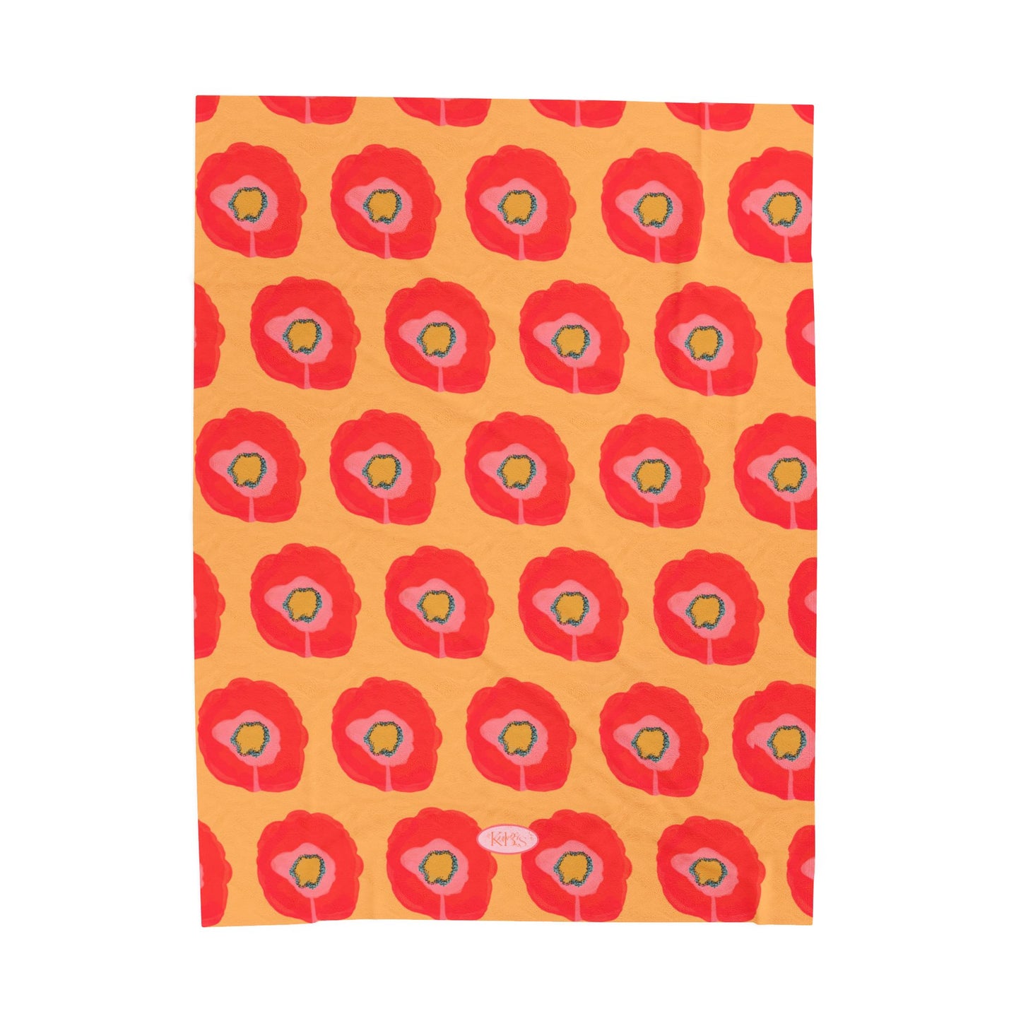 Poppy Fleur Velveteen Blanket