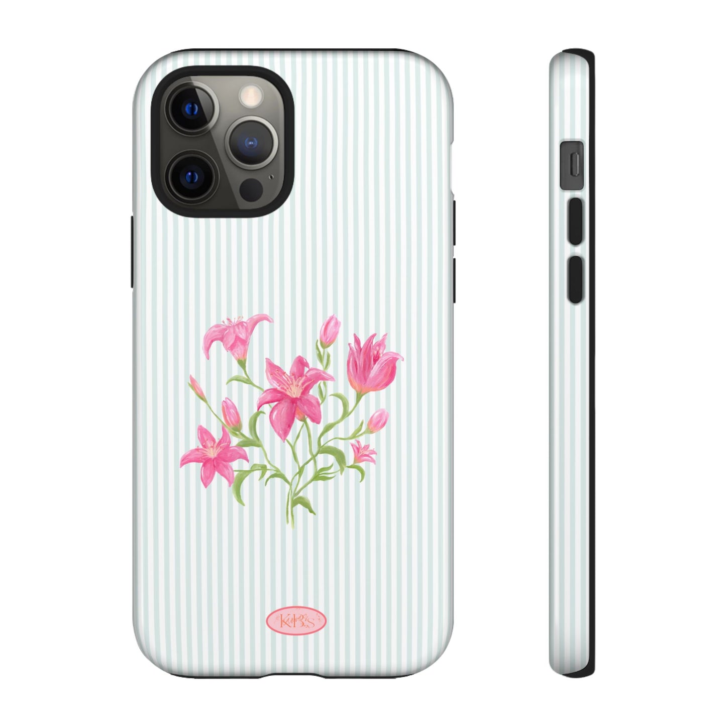 Lily Bloom Tough Case for iPhone - Blue