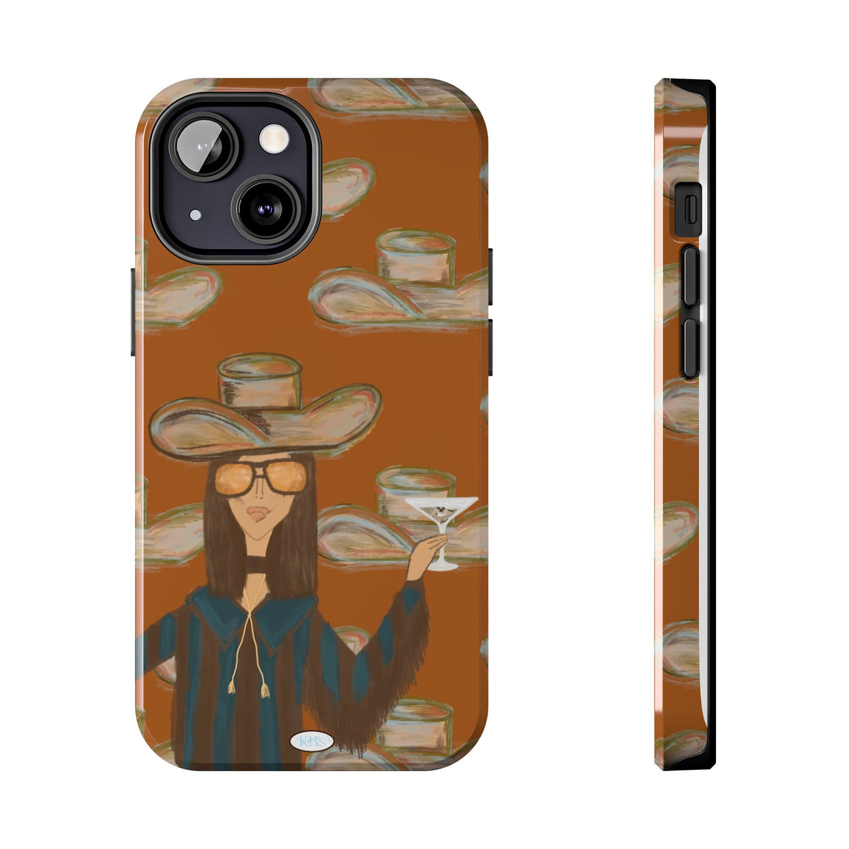 Cocktail Cowgirl Tough Case for iPhone