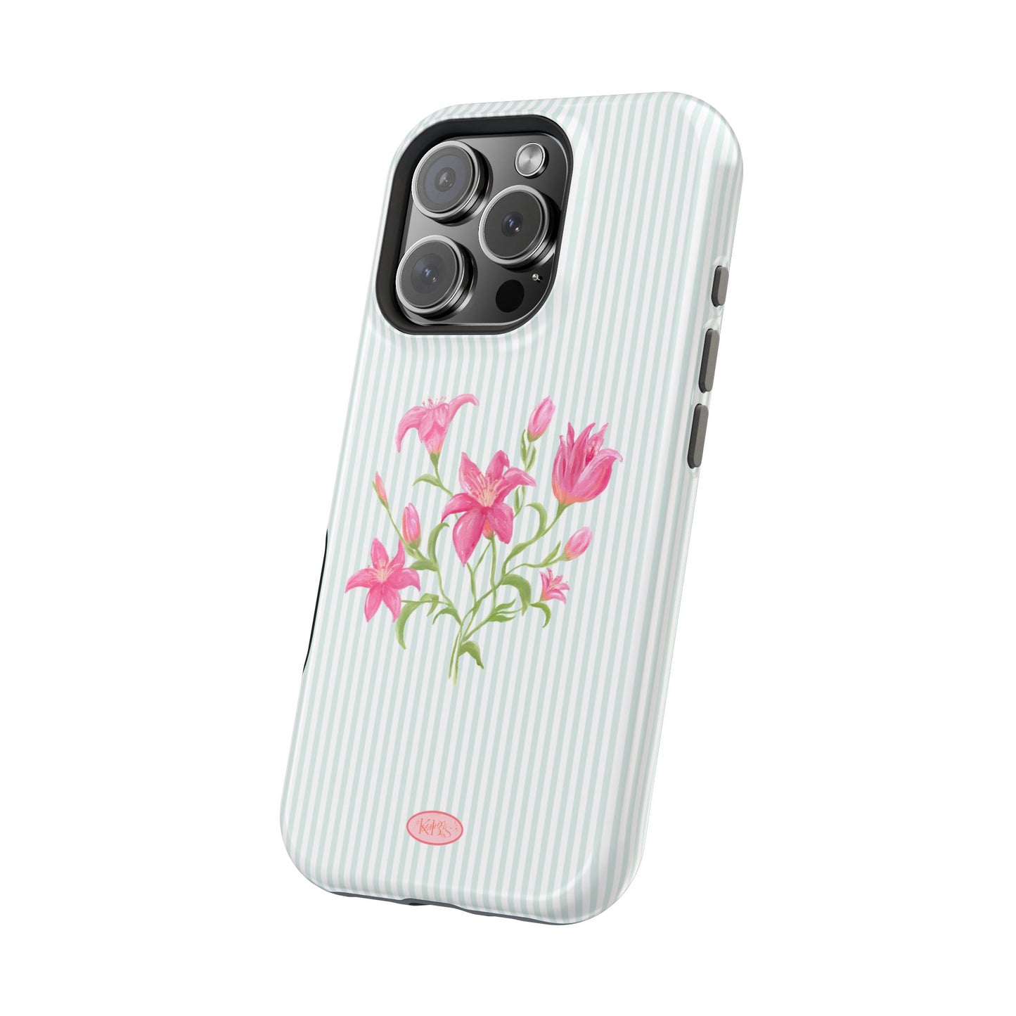 Lily Bloom Mag Safe Case for iPhone - Blue