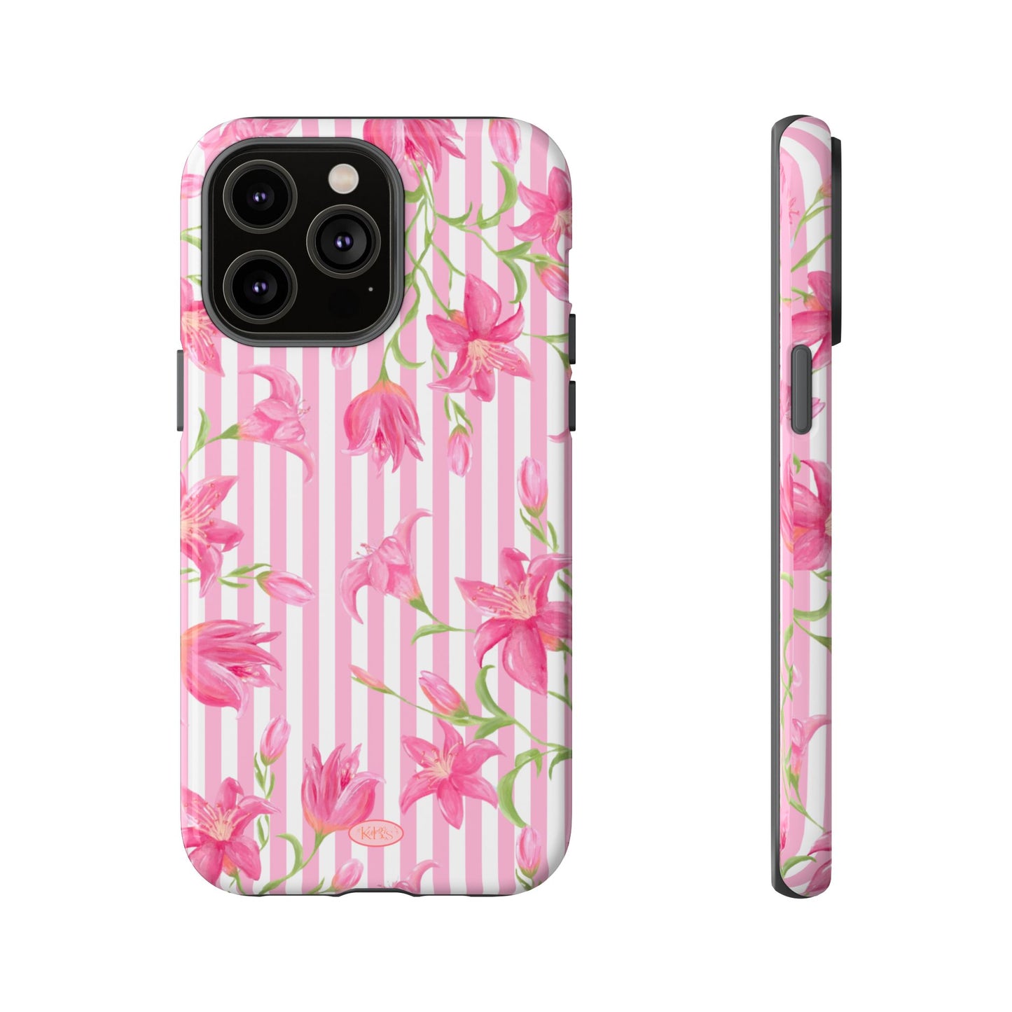Azalea Stripe Tough Case for iPhone - Pink