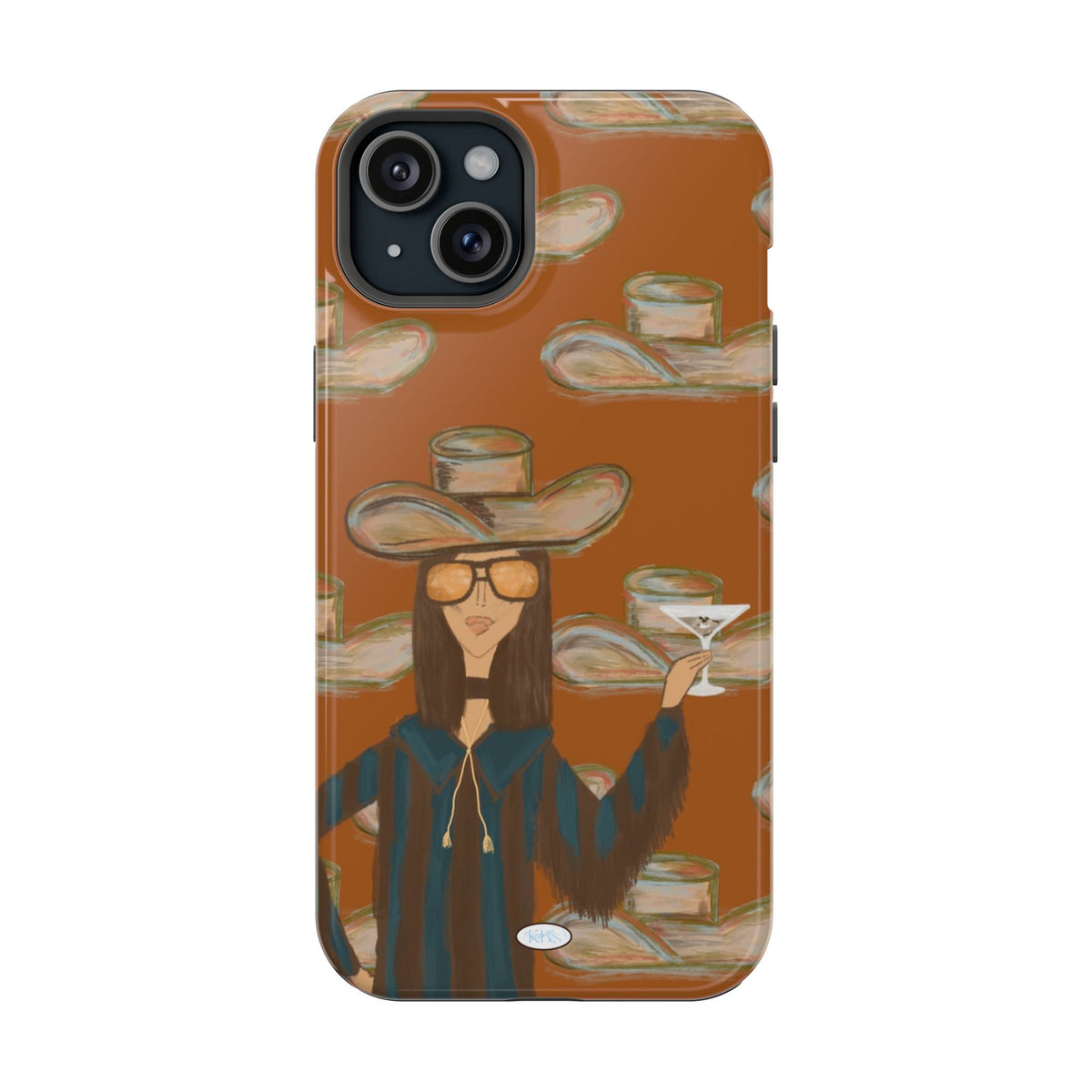 Cocktail Cowgirl Mag Safe Case for iPhone