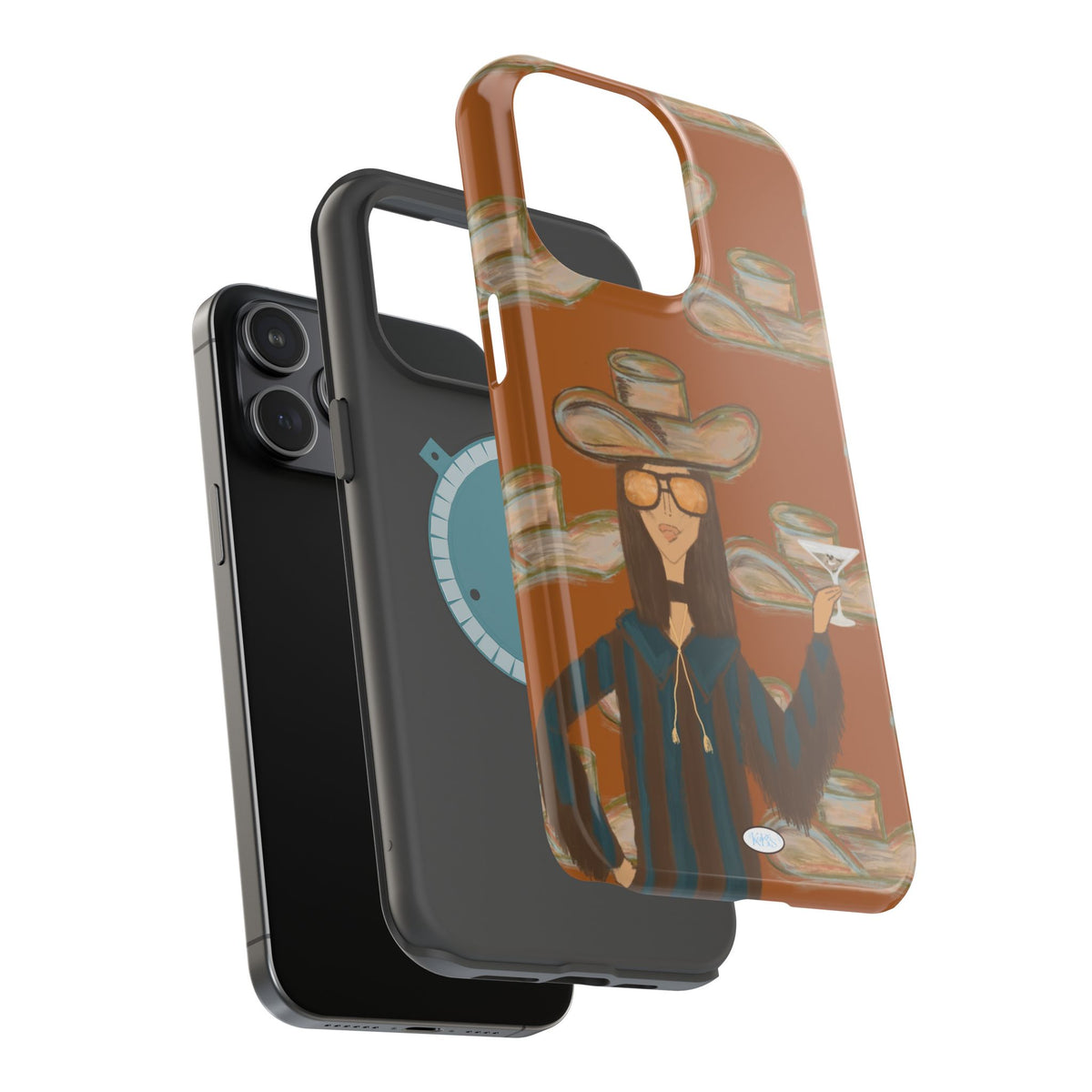 Cocktail Cowgirl Mag Safe Case for iPhone