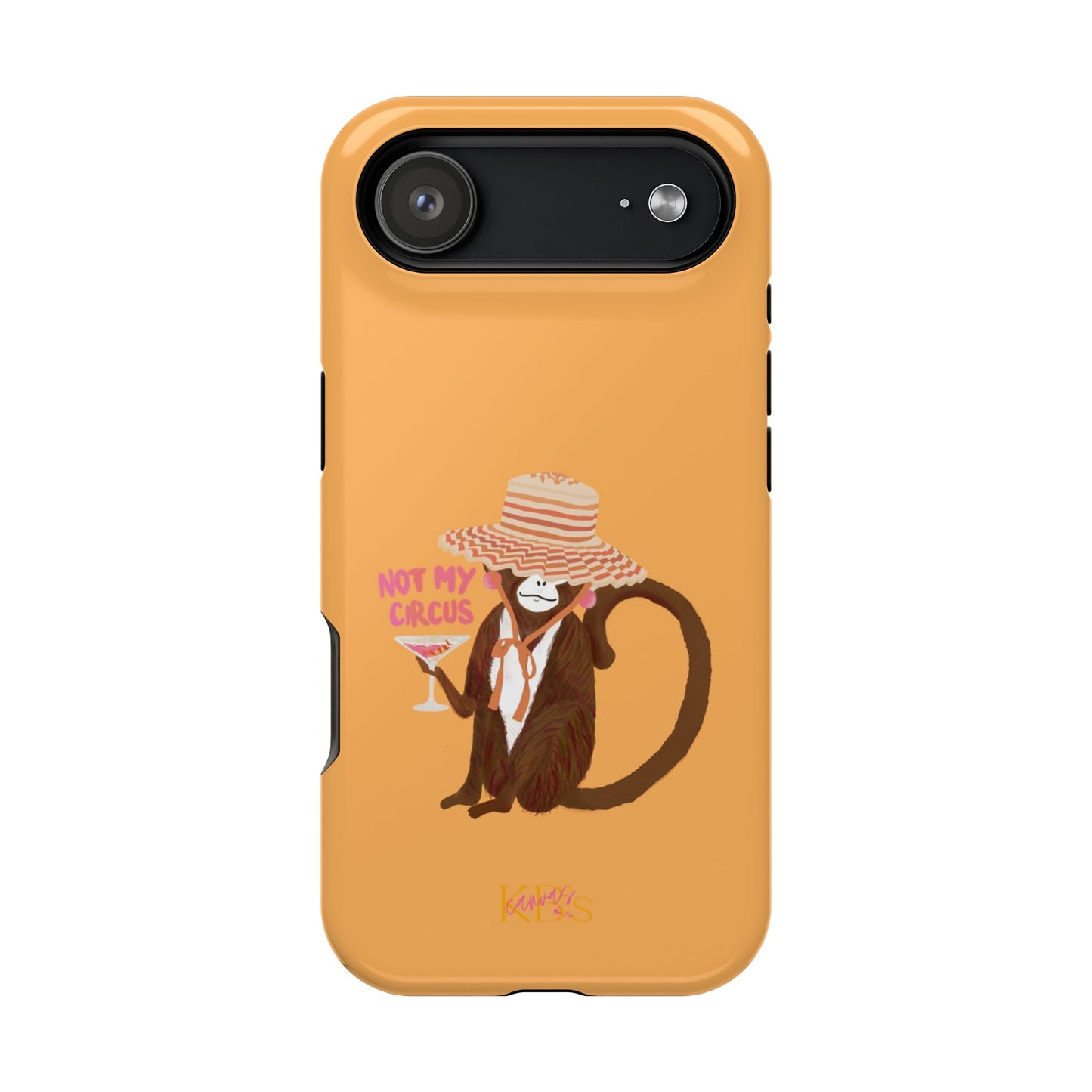 Not My Circus Mag Safe Case - Orange