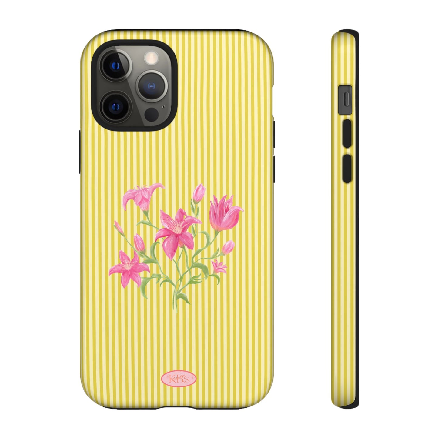 Lily Bloom Tough Case for iPhone - Yellow