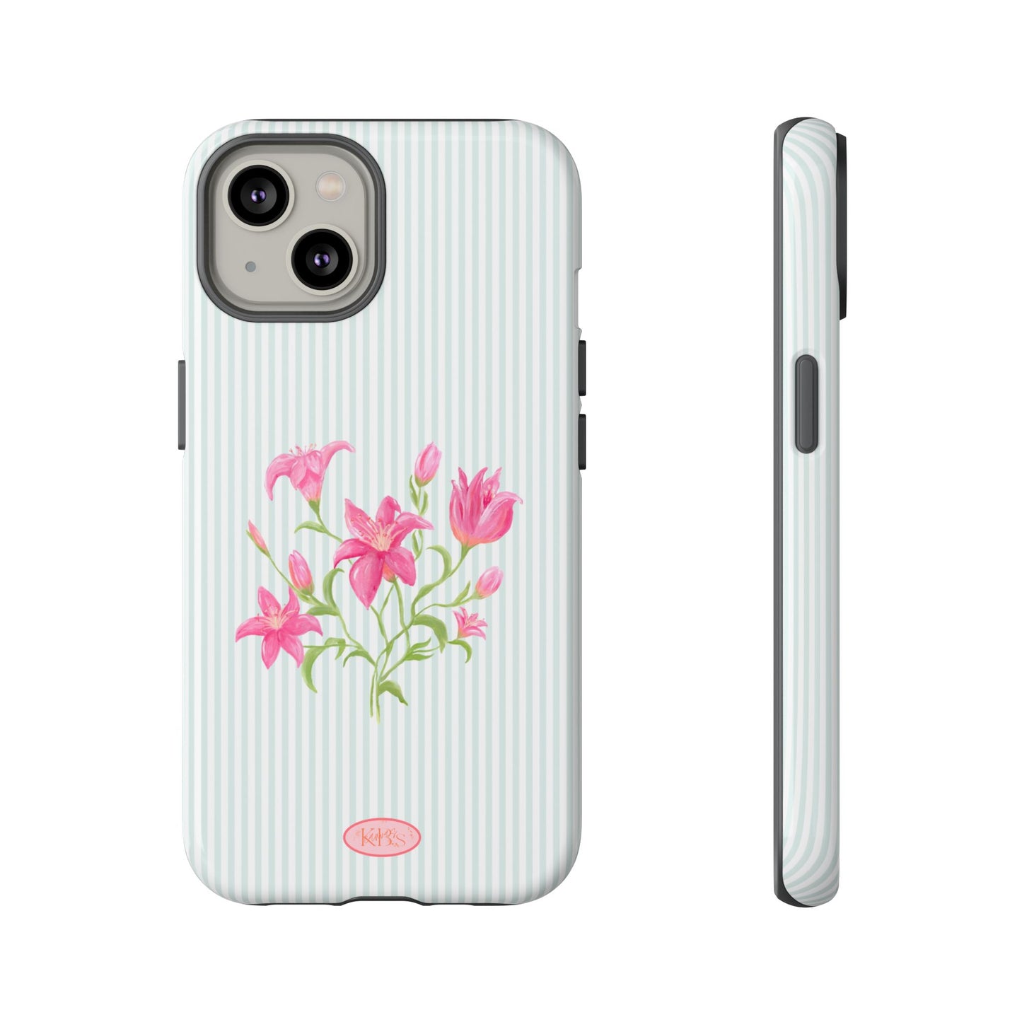 Lily Bloom Tough Case for iPhone - Blue
