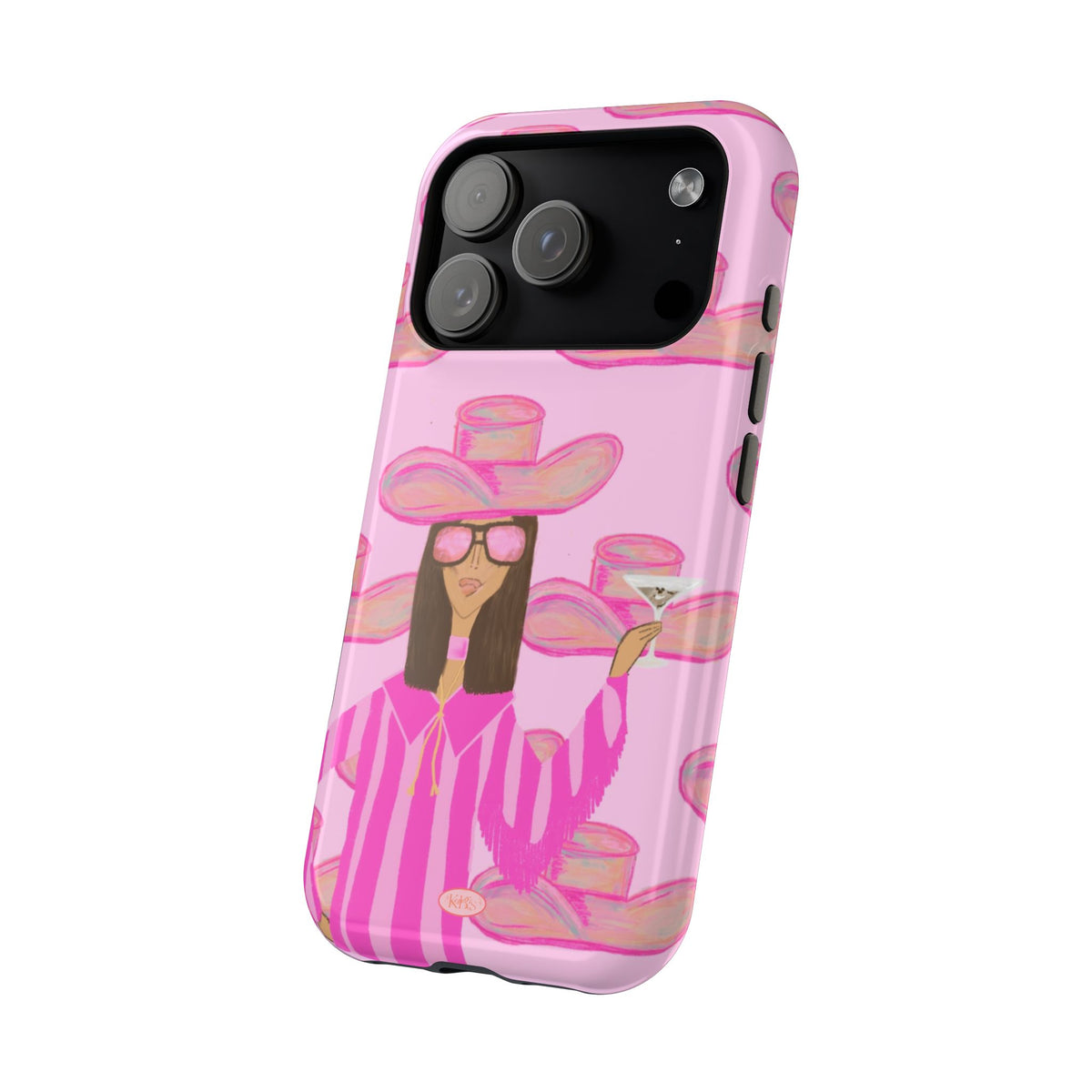 Cocktail Cowgirl MagSafe Case - Pink