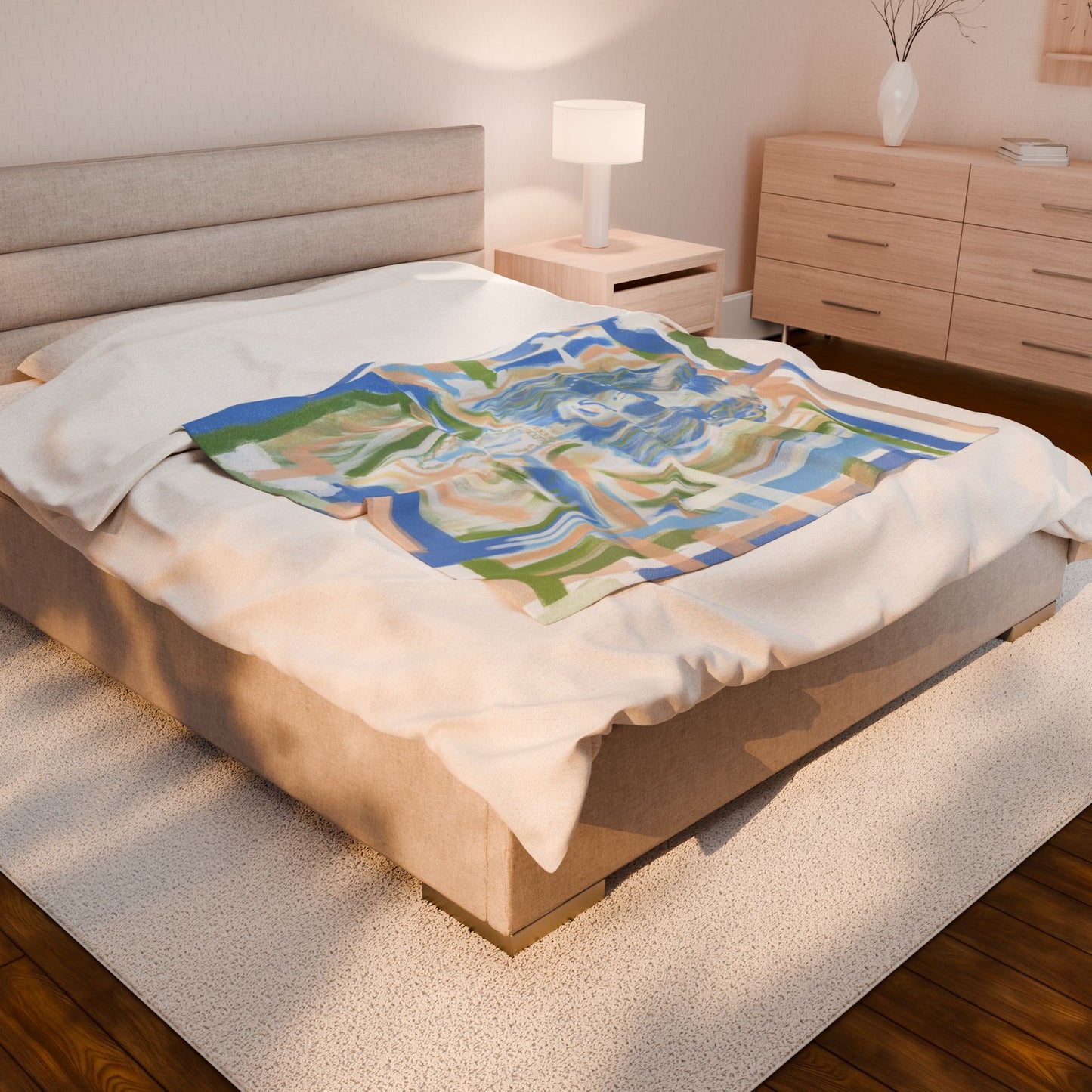 Colette James Velveteen Blanket