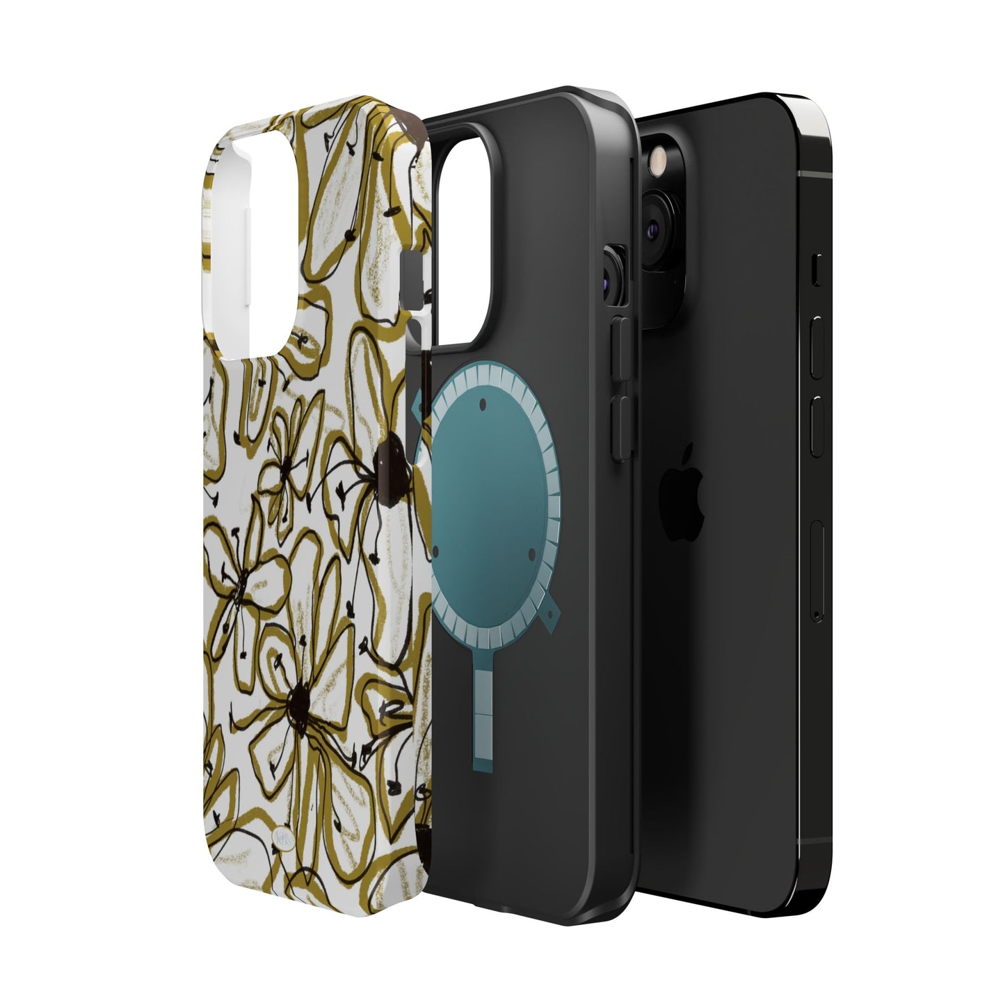 Floral Sketch Mag Safe Case for iPhone