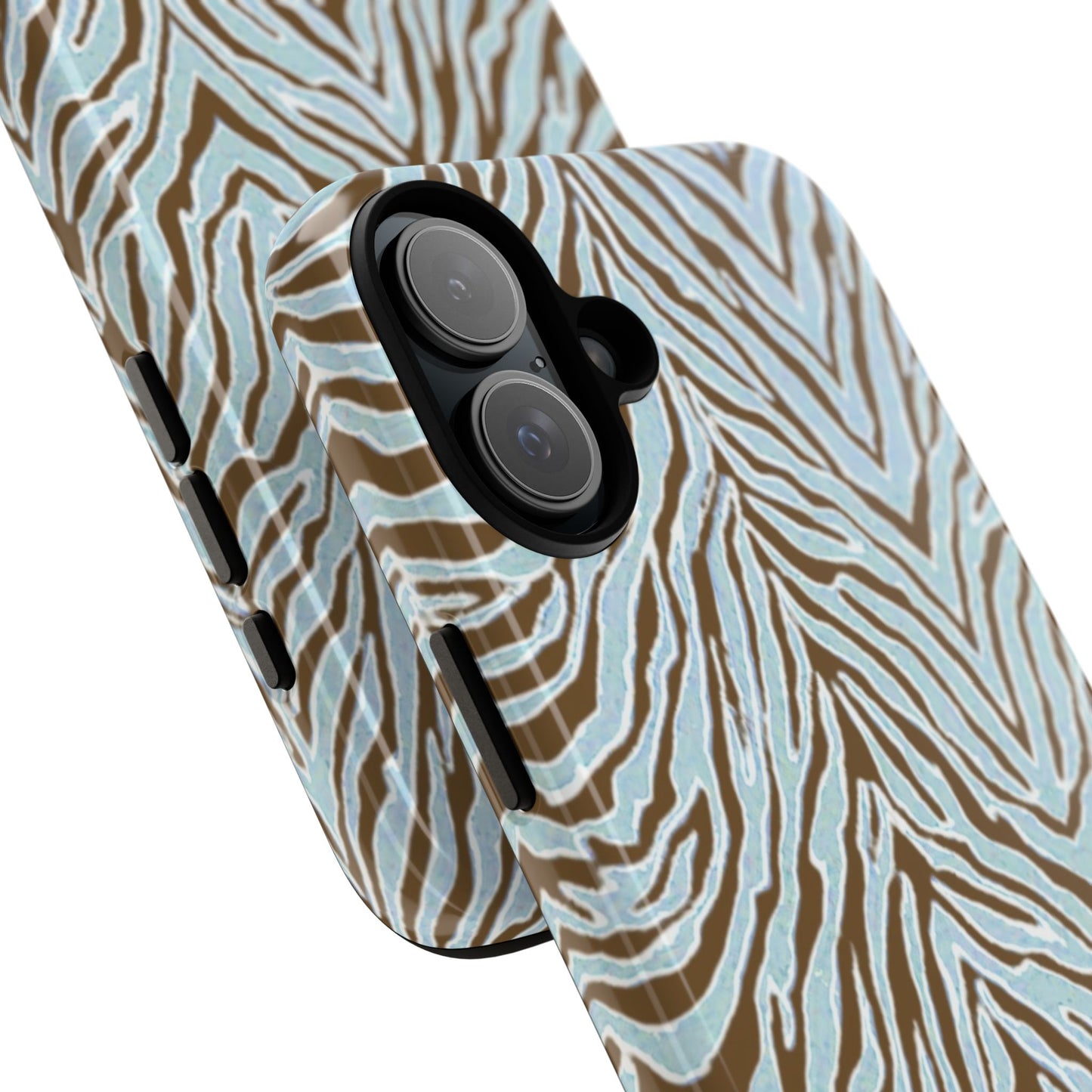Zebra Bleu Tough Case for iPhone