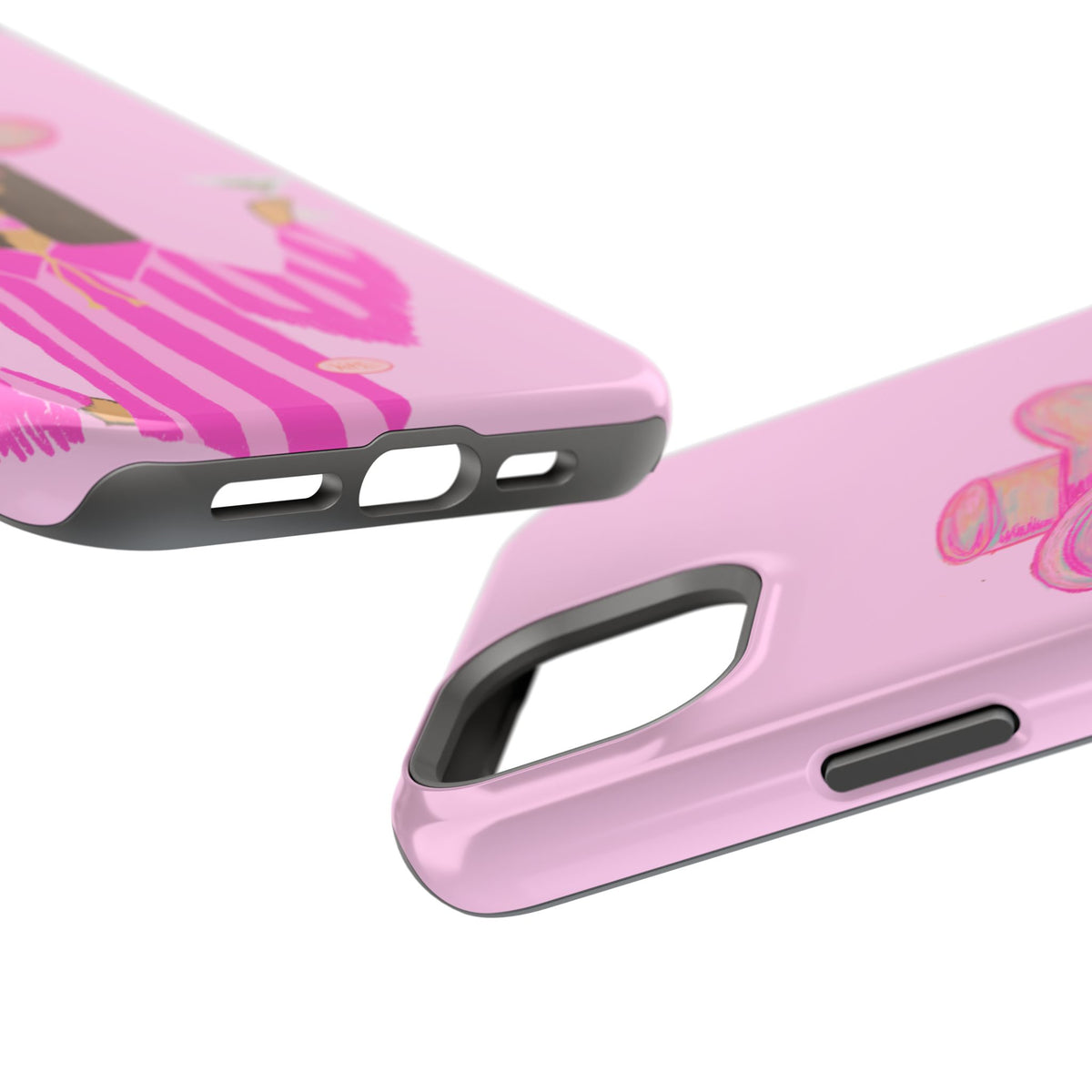 Cocktail Cowgirl Mag Safe Case for iPhone - Pink