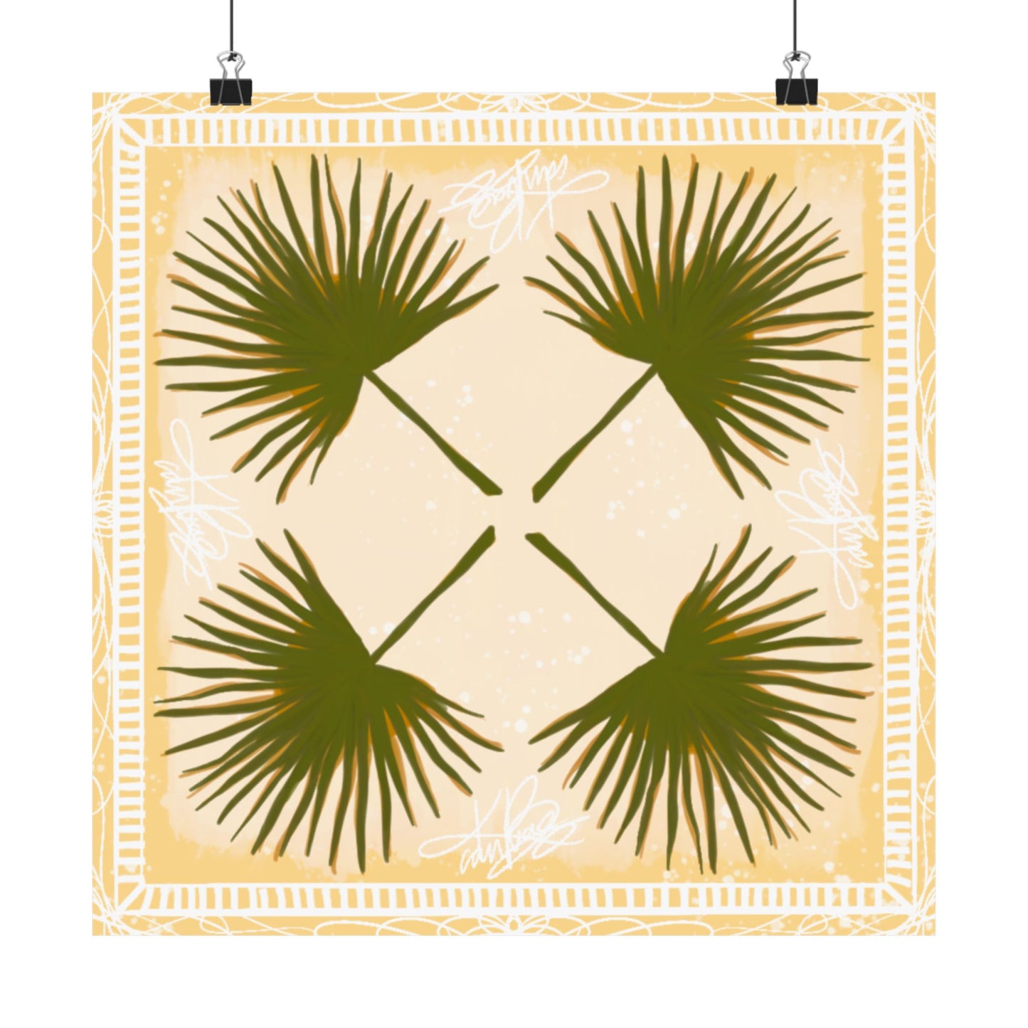 Palmè Scarf Photo Print