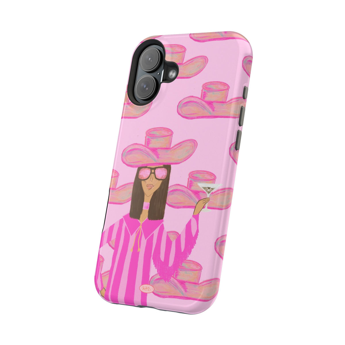 Cocktail Cowgirl MagSafe Case - Pink