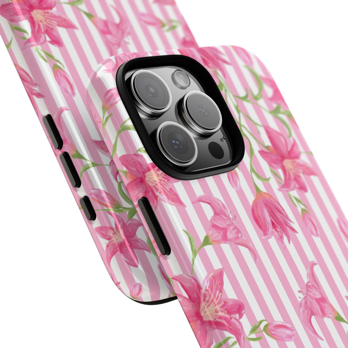Azalea Stripe Tough Case for iPhone - Pink