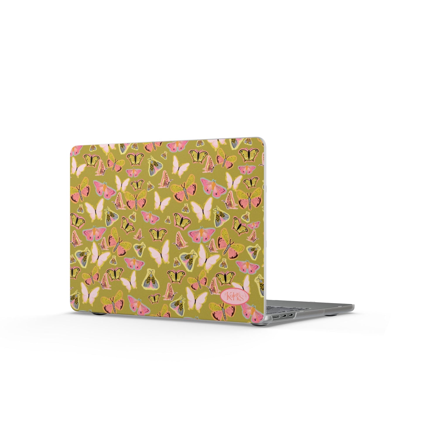 Butterfly Muse MacBook Case - Green
