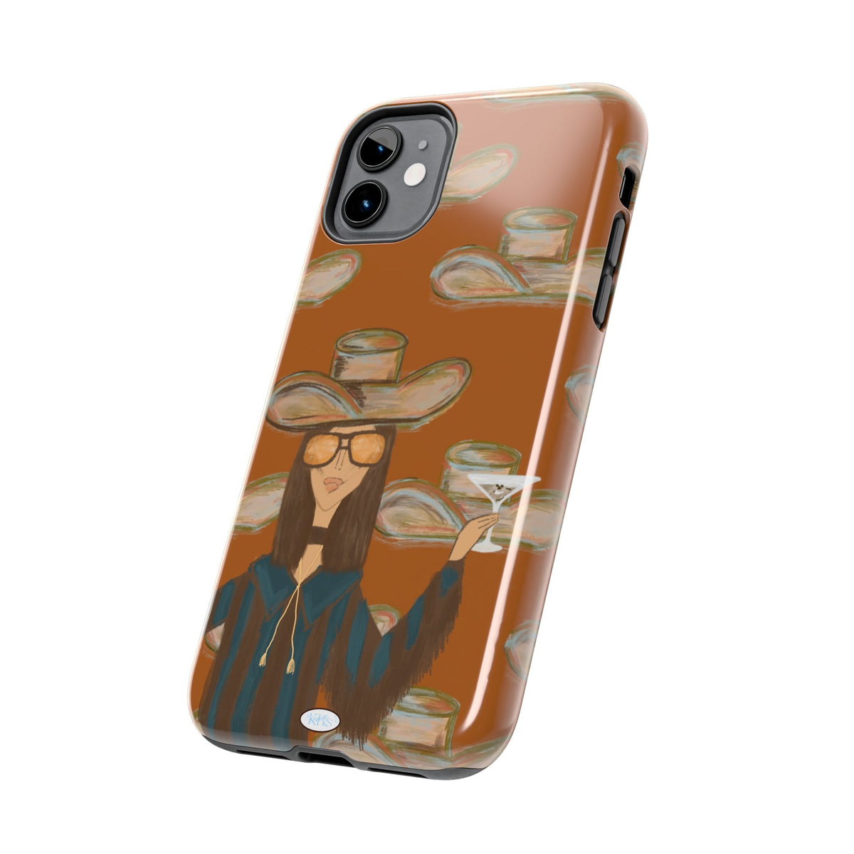 Cocktail Cowgirl Tough Case for iPhone