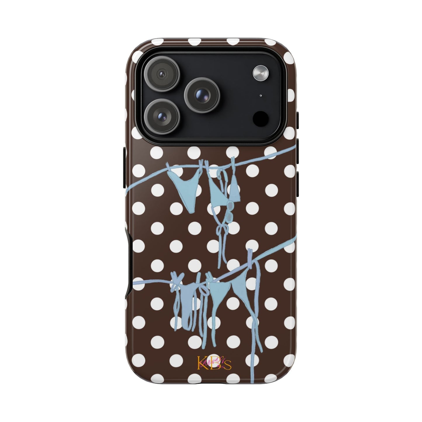Brown Polka Dot Bikini Tough Case