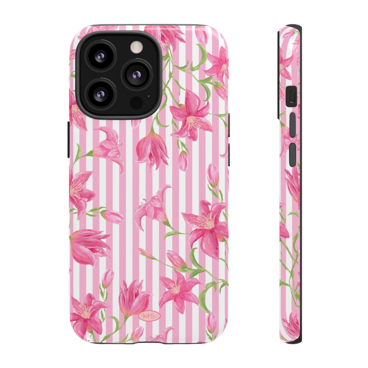 Azalea Stripe Tough Case for iPhone - Pink