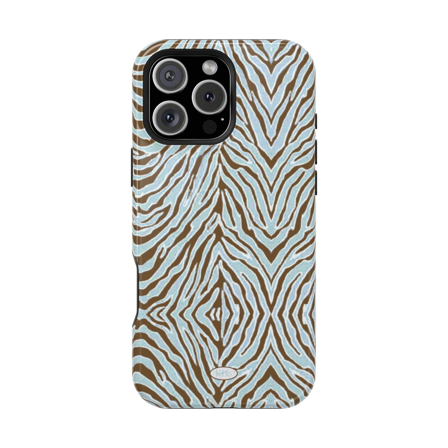 Zebra Bleu Mag Safe Case for iPhone