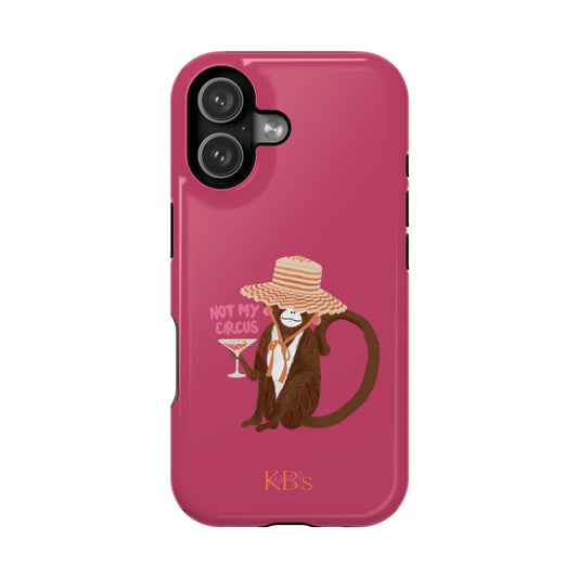 Not My Circus Mag Safe Case - Magenta
