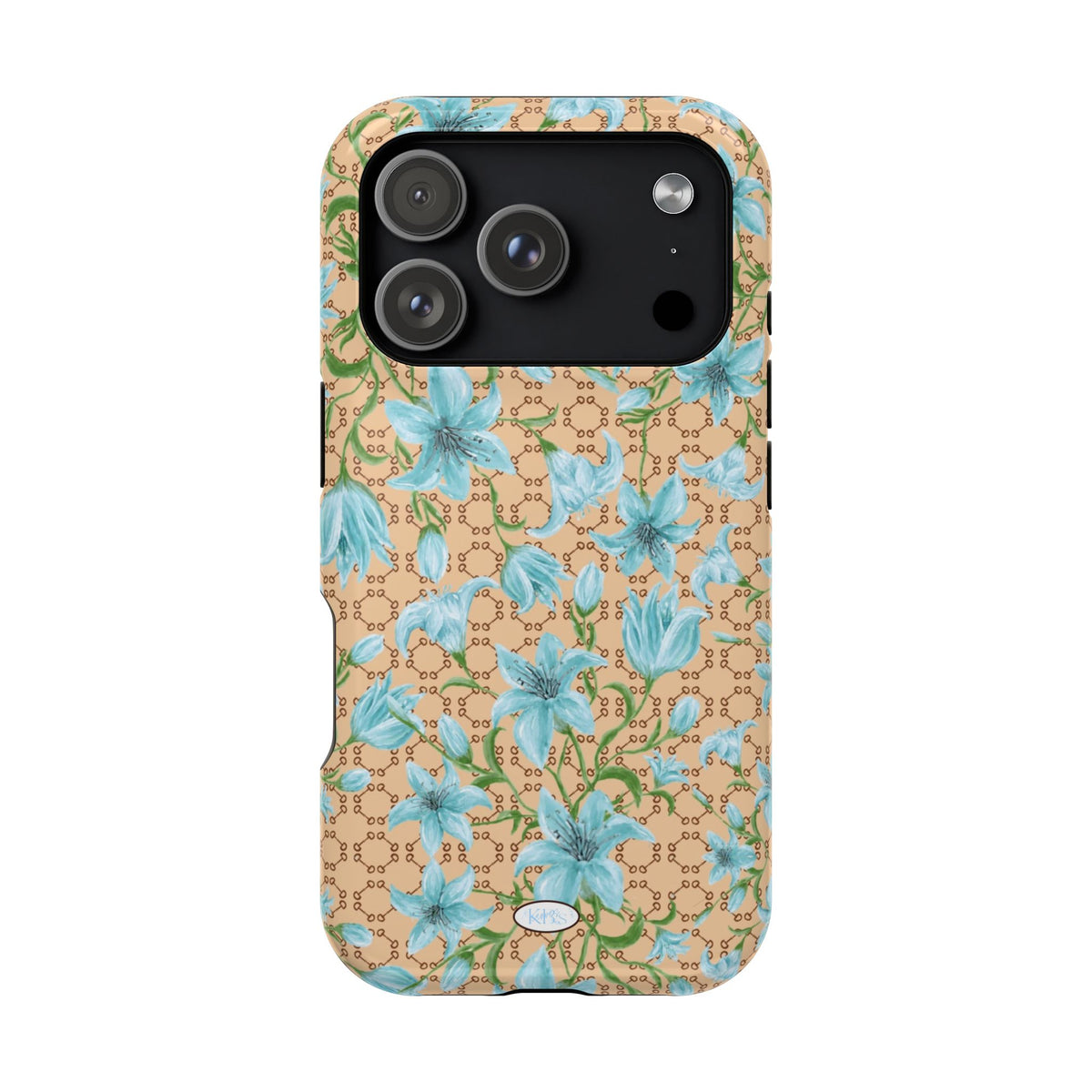 Horsebit Fleur Mag Safe Case for iPhone