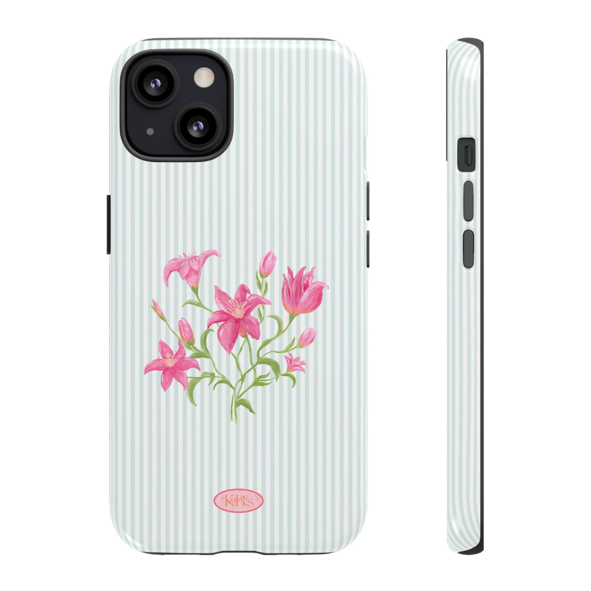 Lily Bloom Tough Case for iPhone - Blue
