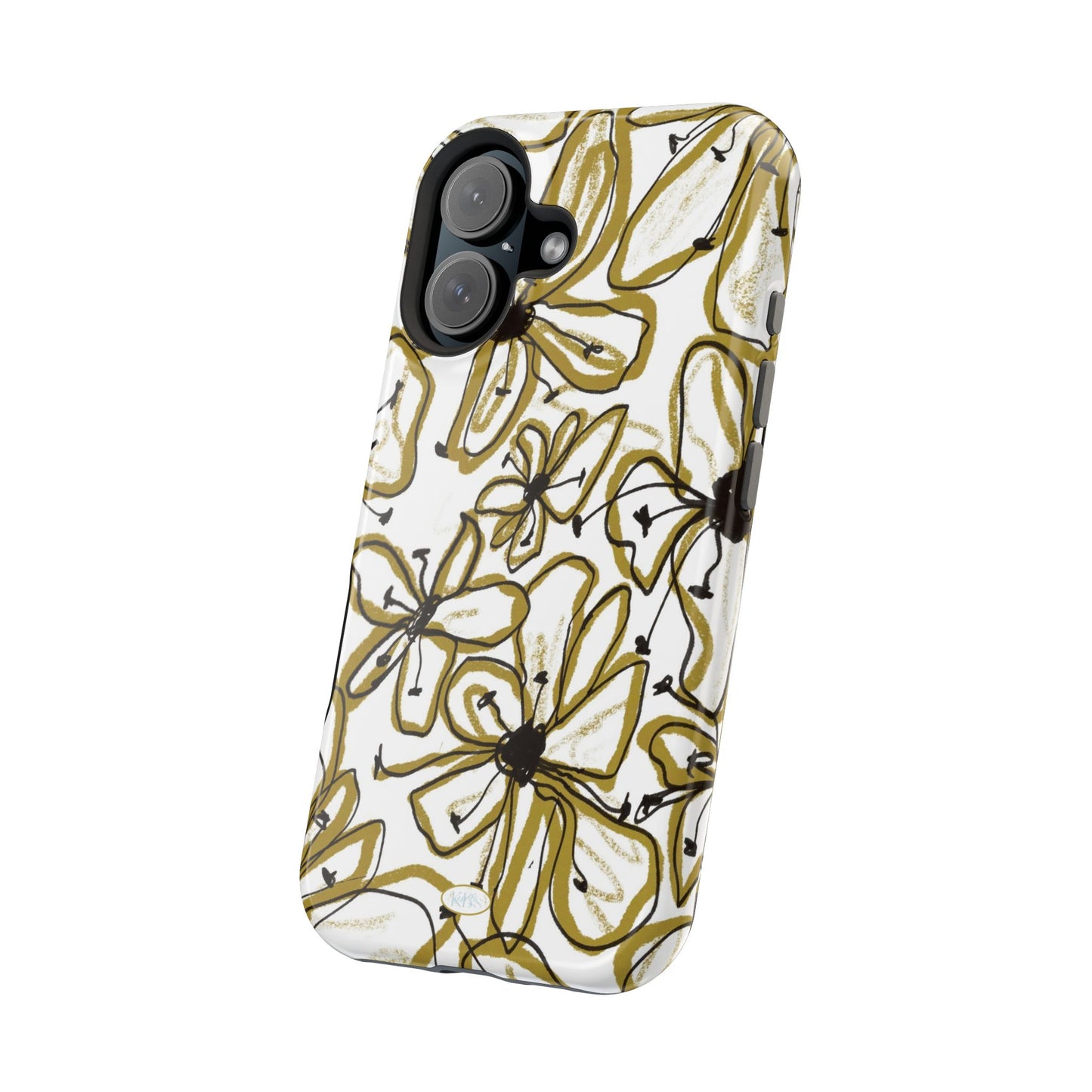 Floral Sketch Mag Safe Case for iPhone
