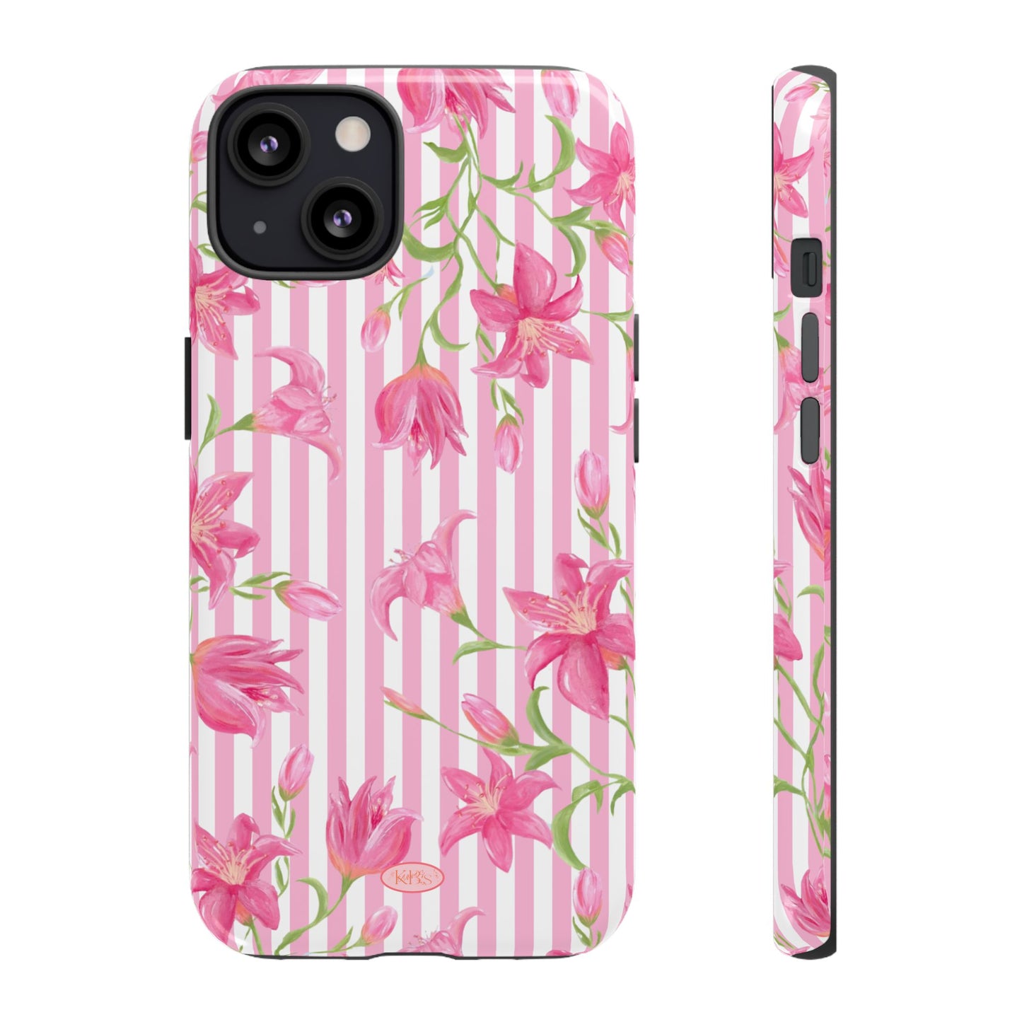 Azalea Stripe Tough Case for iPhone - Pink