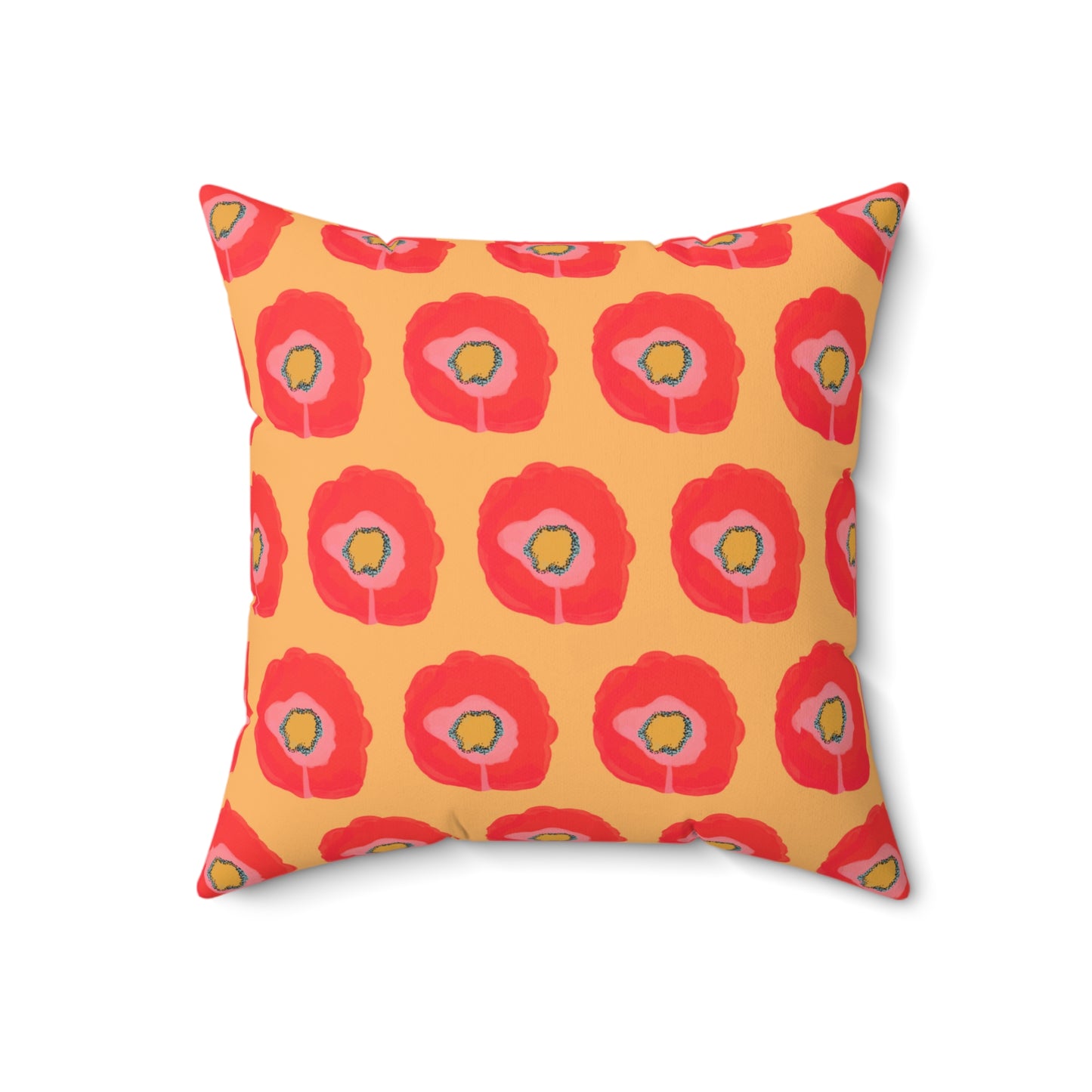 Poppy Fleur Throw Pillow