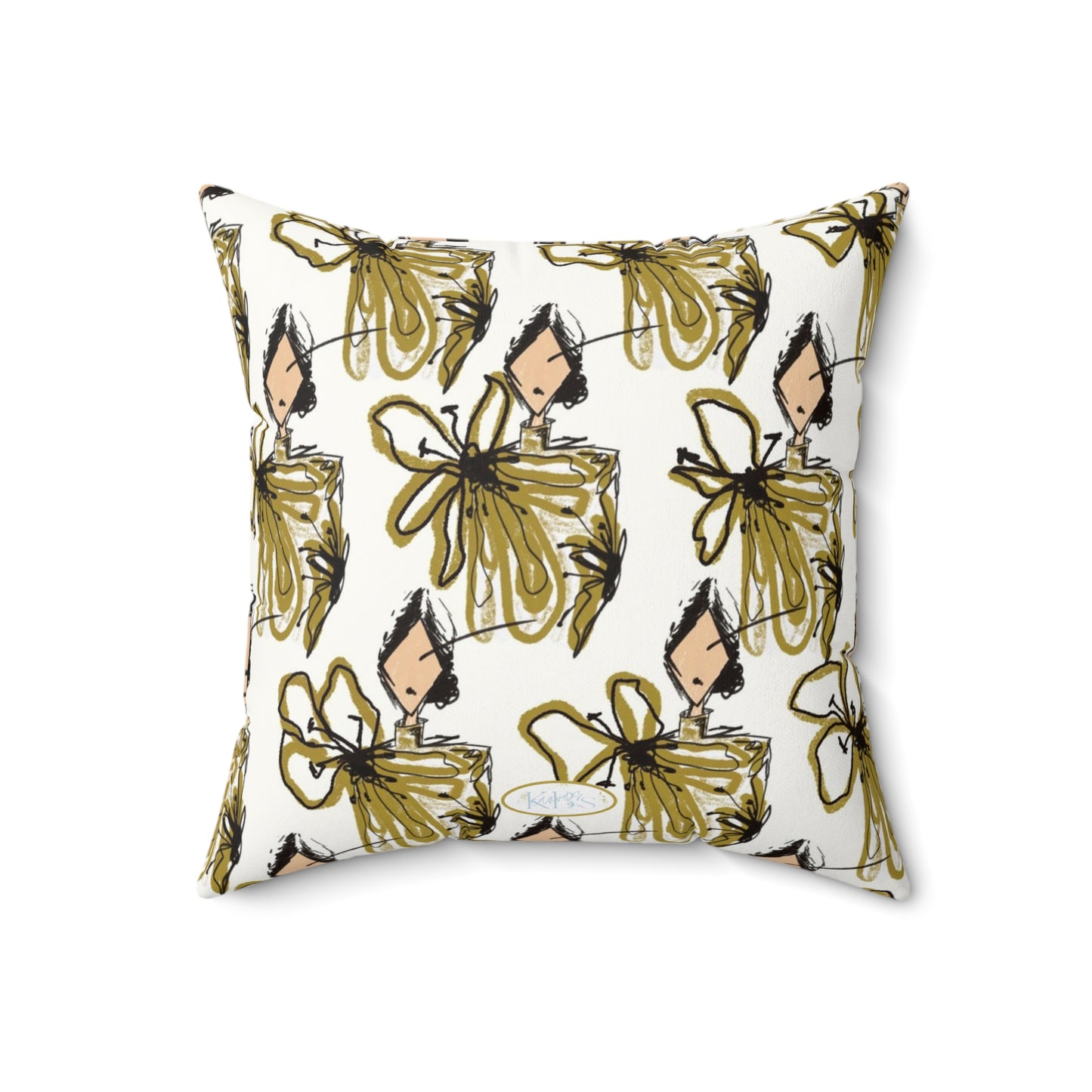 Fleur Runway Throw Pillow