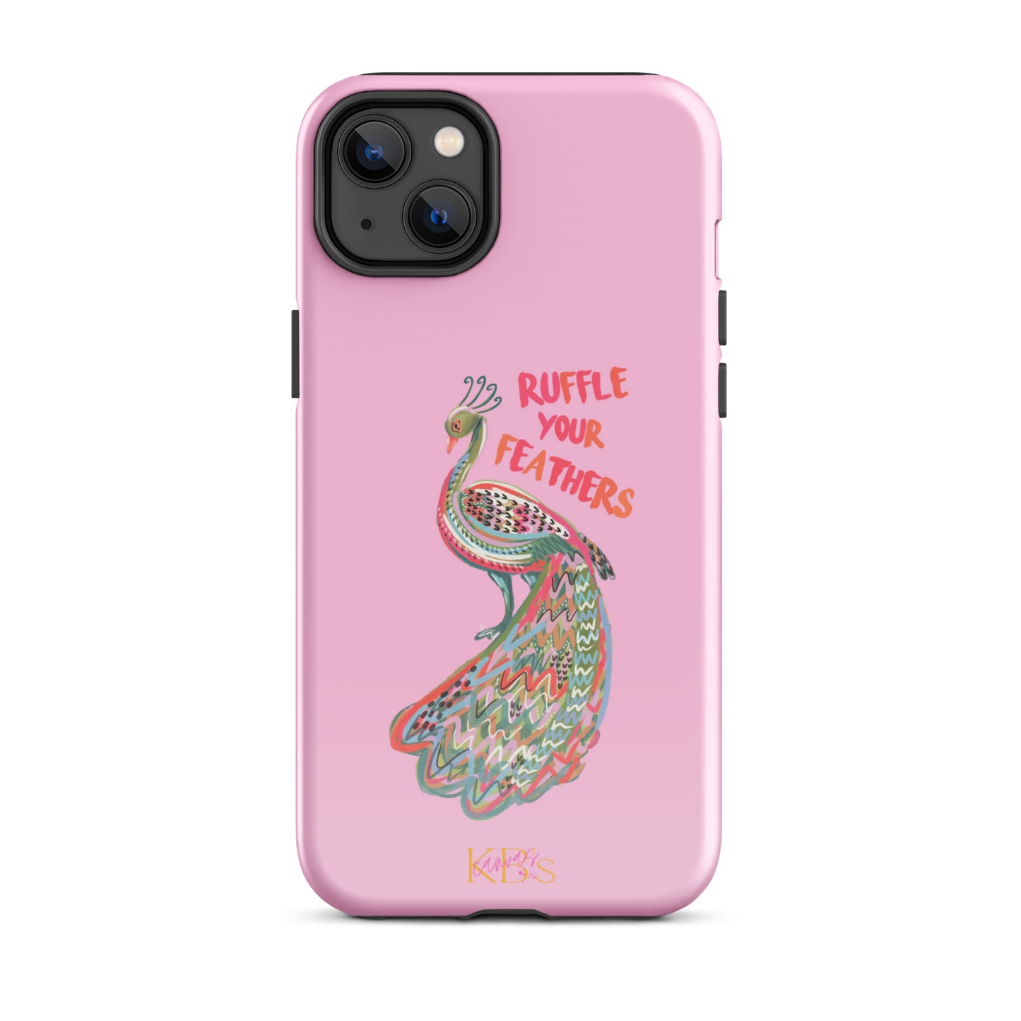 Ruffle Your Feathers Tough Case for iPhone - Pink